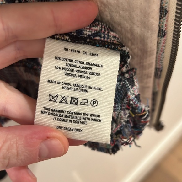 Anthropologie raw edge pattern jacket by Hei Hei - Picture 5 of 7